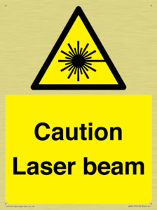 Caution Laser beam